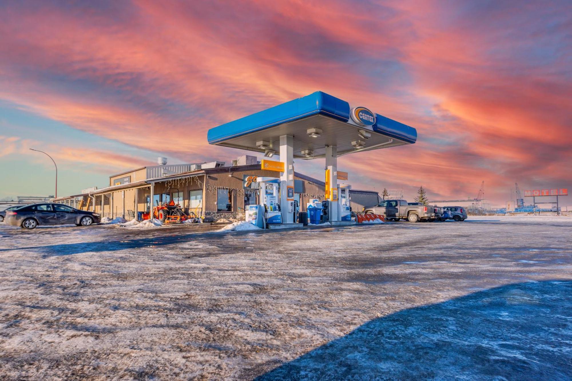 Blue Horse Motel Beiseker Bagian luar foto